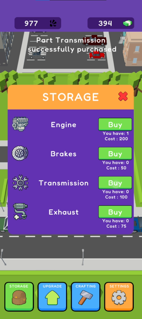 Car Repair Shop crafting screenshot