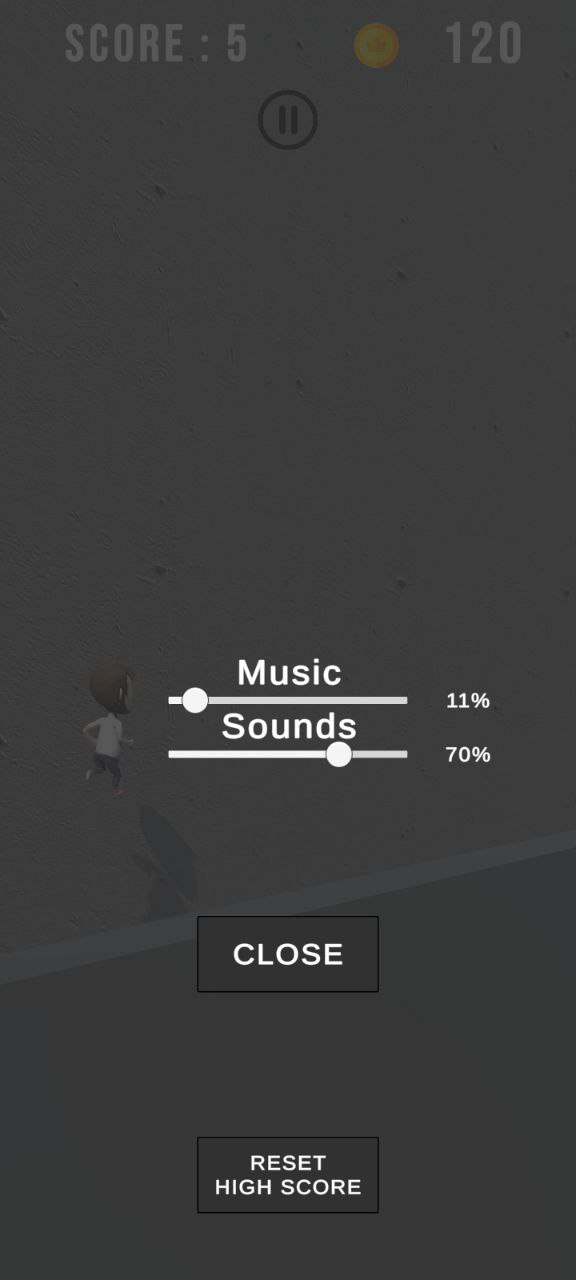 SimpleRunner settings screenshot