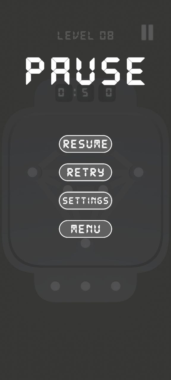 Vertex Puzzle advanced settings or level screenshot